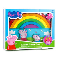 3D fából készült szivárvány puzzle PEPPA PIG (1)