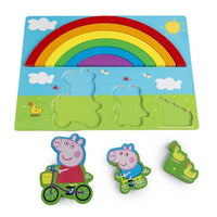 3D fából készült szivárvány puzzle PEPPA PIG (2)
