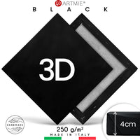 3D hatású PROFI fekete feszített vászon (1)