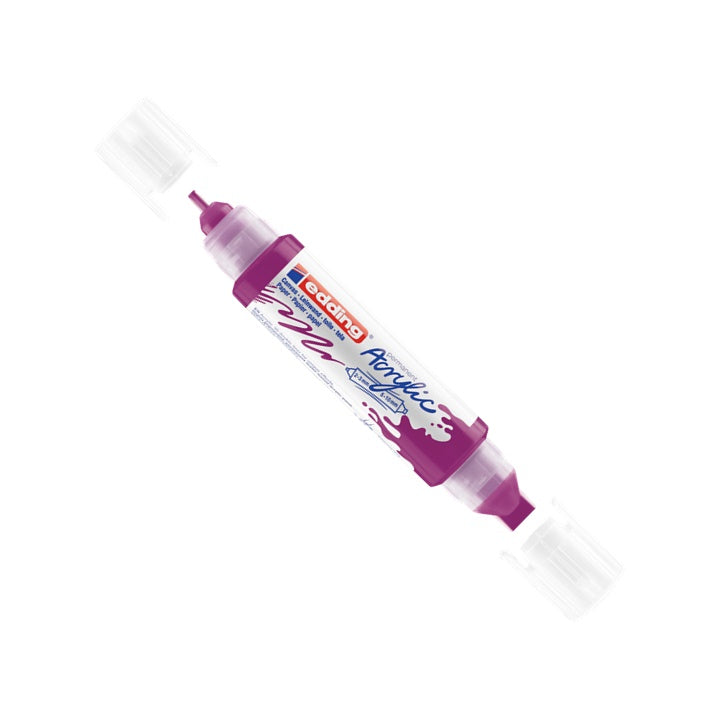 3D kétoldalas akril marker EDDING-5400 – Pasztell sárga