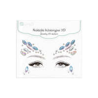 3D matricák drágakövekkel Face