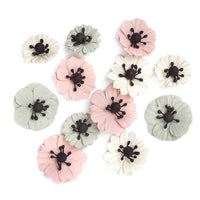 3D papírvirágok Anemone / 12 darabos készlet
