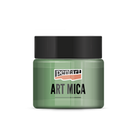Pentart Art Mica effekt ásványi por golden green 9 g