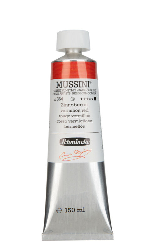 Schmincke MUSSINI olajfestékek 150 ml – 364 Vermilion vörös