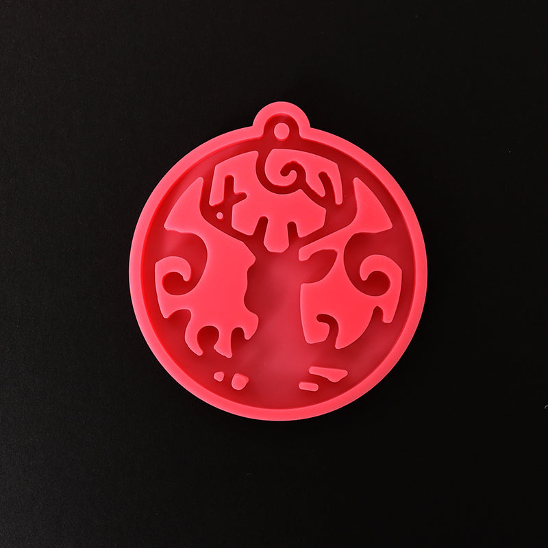 Professzionális szilikon forma Pentart- domino 2db – Christmas ornament - reindeer