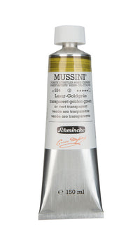 Schmincke MUSSINI olajfestékek 150 ml – 534 Transzparens aranyzöld