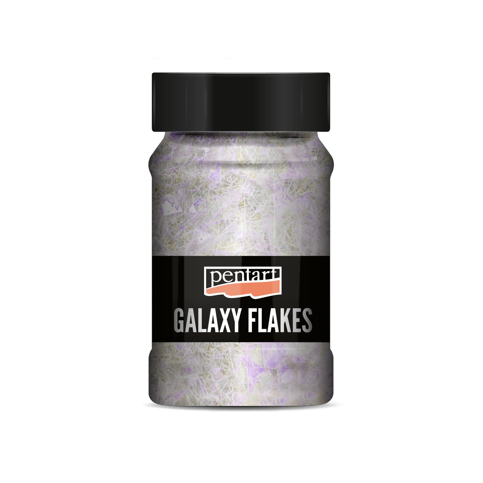 Pentart Galaxy Flakes pehely 15 g - Mond white