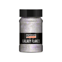 Pentart Galaxy Flakes pehely 15 g - Mond white