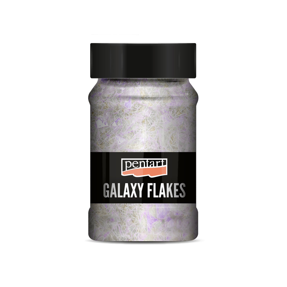 Pentart Galaxy Flakes pehely 15 g - Mond white