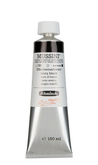 Schmincke MUSSINI olajfestékek 150 ml – 780 Elefántcsontfekete