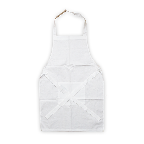 Pamut kötény - 70 x 75 cm – cm, white