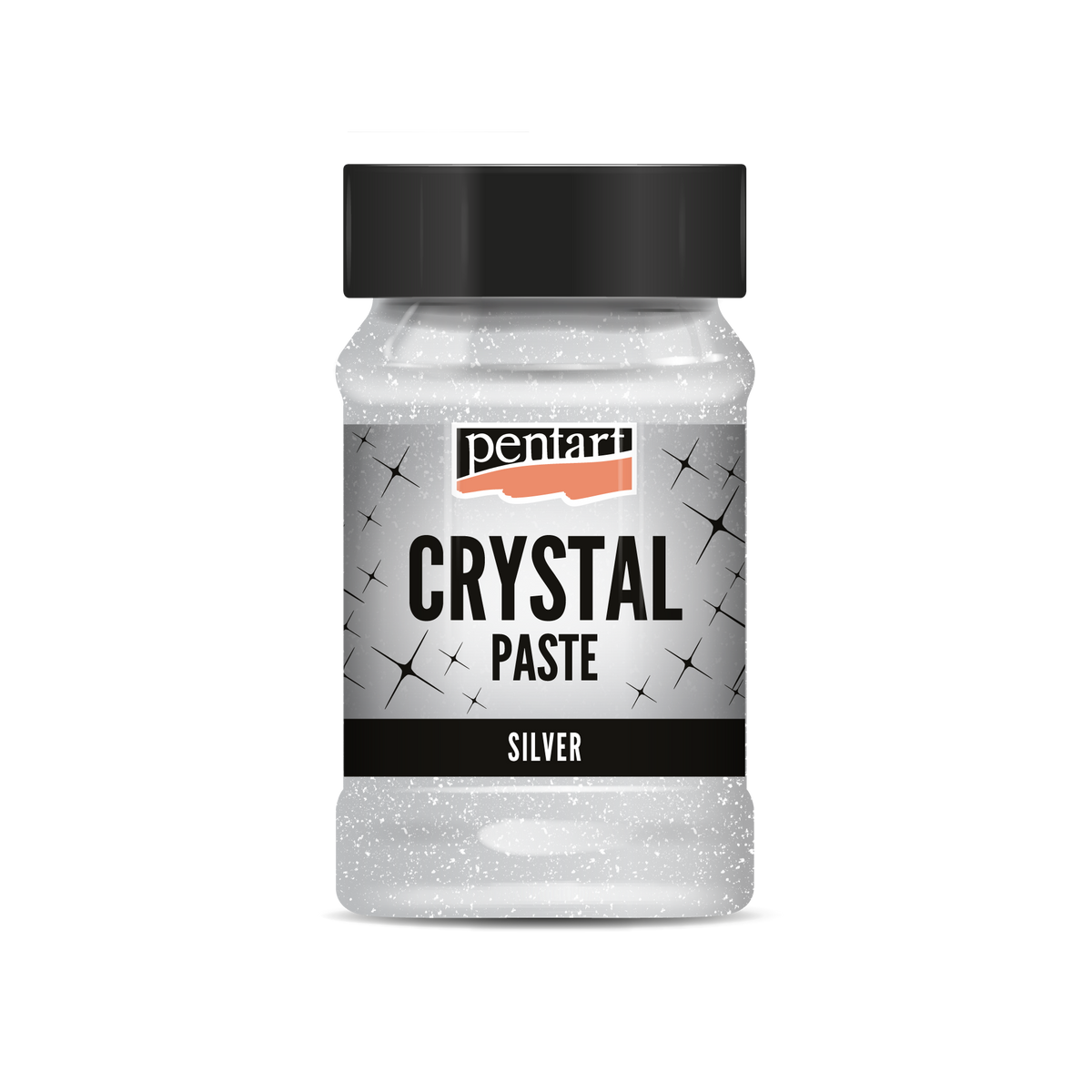 Pentart kristálypaszta 100 ml – ezüst