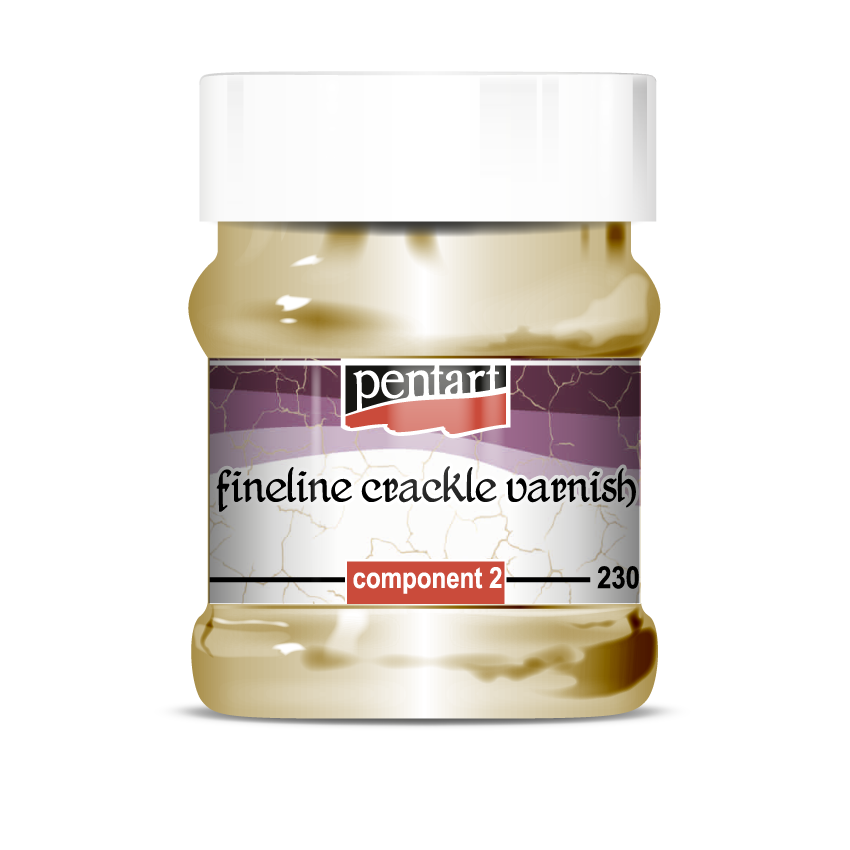 Pentart Fineline finomvonalas kétfázisú repesztőlakk - 230 ml