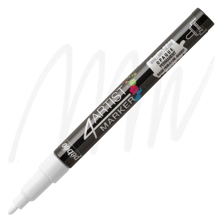 4ARTIST MARKER Pébéo olajbázisú 2mm – fehér