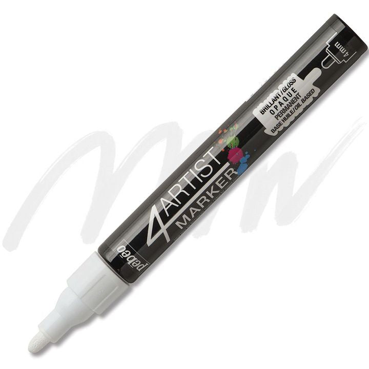 4ARTIST MARKER Pébéo olajbázisú 4mm – fehér