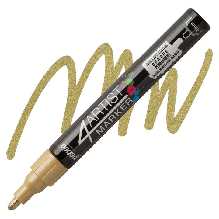 4ARTIST MARKER Pébéo olajbázisú 4mm – arany