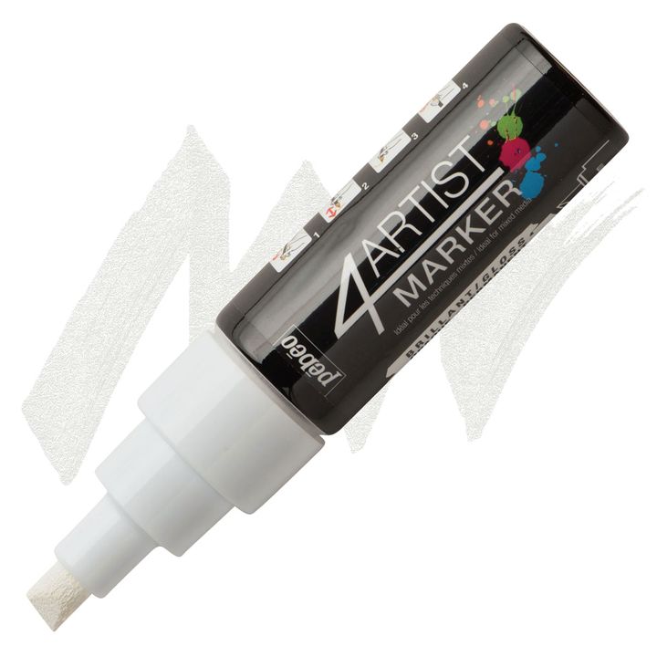 4ARTIST MARKER Pébéo olajbázisú 8mm – fehér