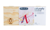 Schmincke Calligraphy Gouache gouache festék készlet fadobozban, 12 x 20 ml