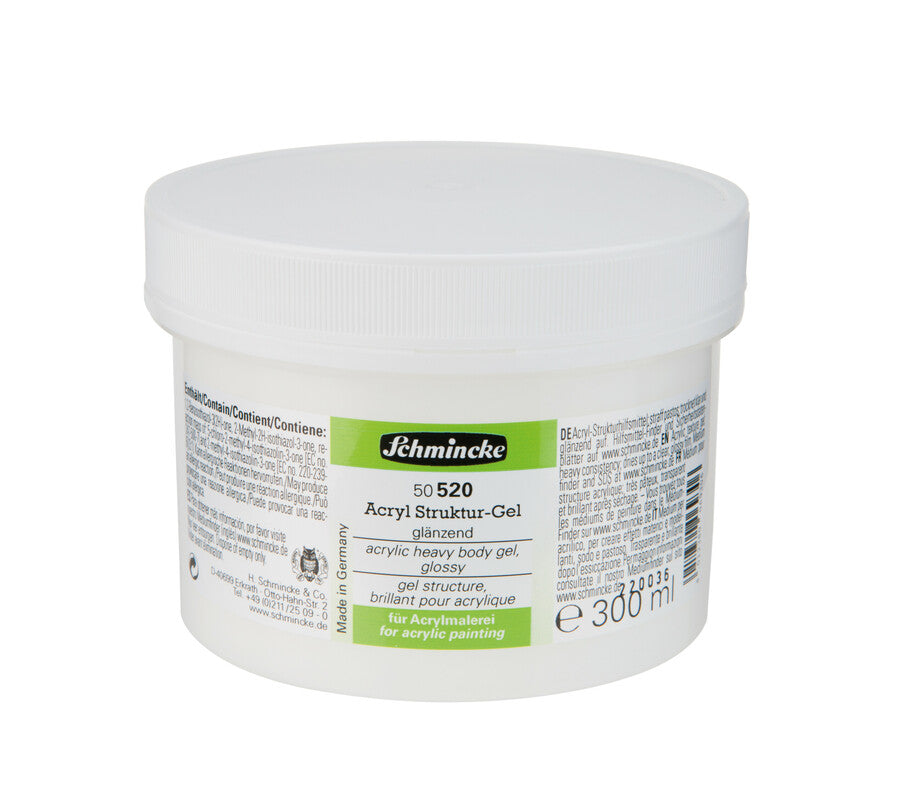 Schmincke Heavy body gel, glossy sűrű fényes gél 300 ml