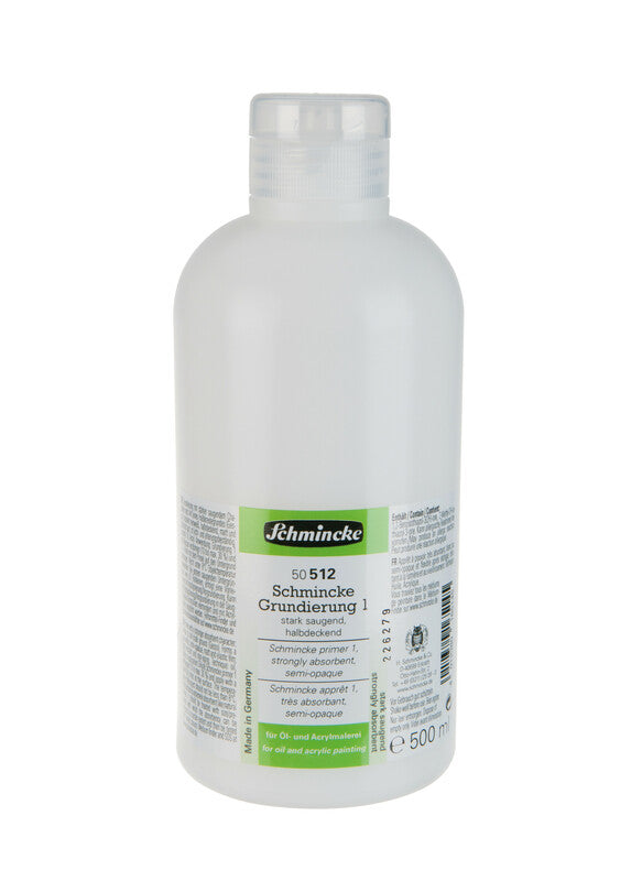 Schmincke primer 1, erősen nedvszívó alapozó gesso 500 ml