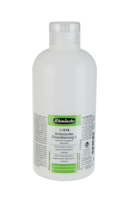 Schmincke primer 2, enyhén nedvszívó alapozó festék 500 ml