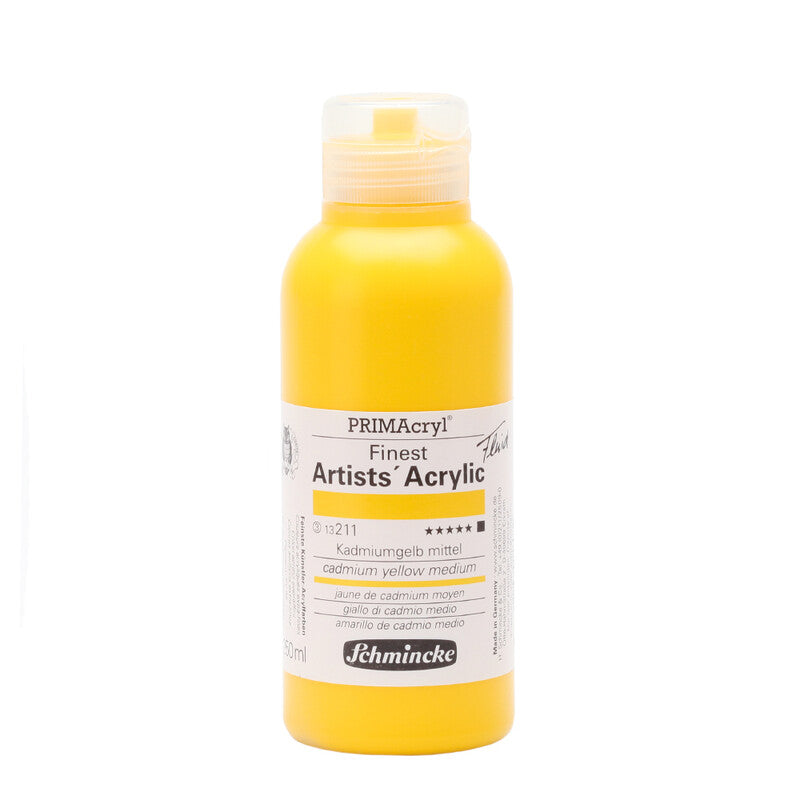 Schmincke PRIMAcryl Professional akrilfesték 250 ml – 211 Kadmiumsárga közép folyékony