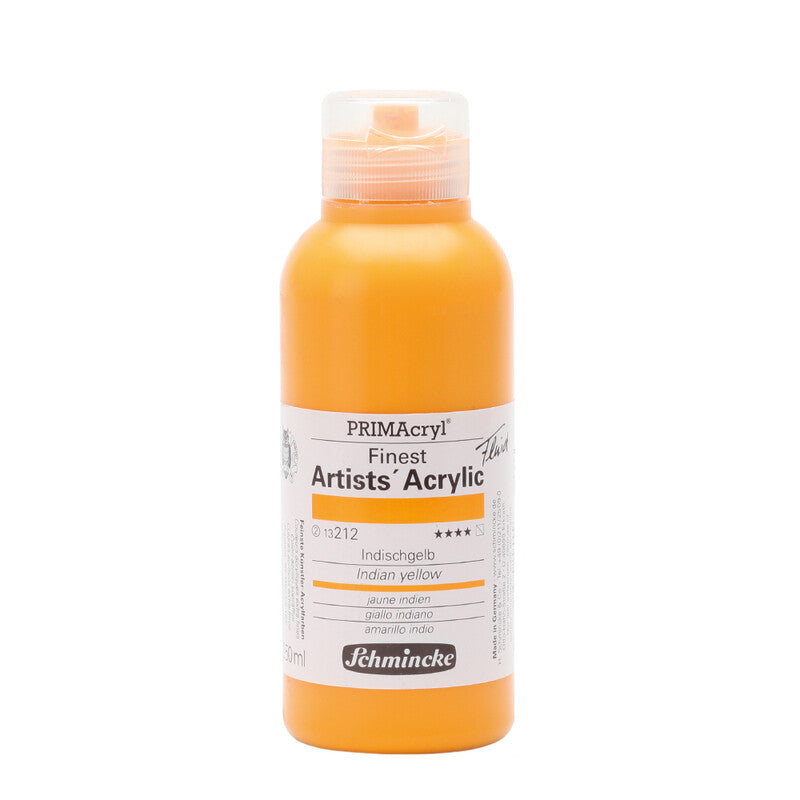 Schmincke PRIMAcryl Professional akrilfesték 250 ml – 212 Indiánsárga folyékony