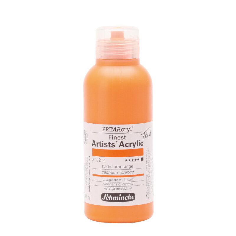 Schmincke PRIMAcryl Professional akrilfesték 250 ml – 214 Kadmiumnarancs folyékony