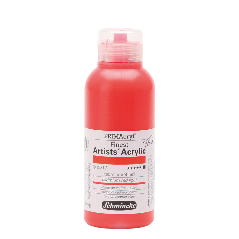 Schmincke PRIMAcryl Professional akrilfesték 250 ml – 317 Kadmiumvörös világos folyékony