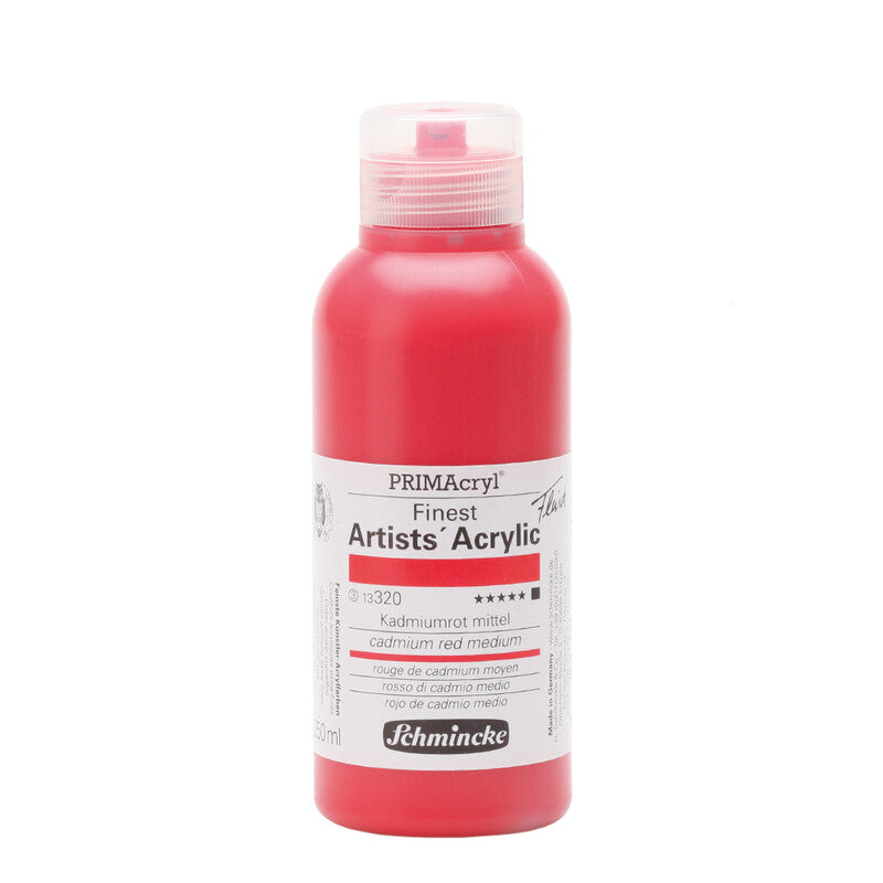 Schmincke PRIMAcryl Professional akrilfesték 250 ml – 320 Kadmiumvörös közép folyékony