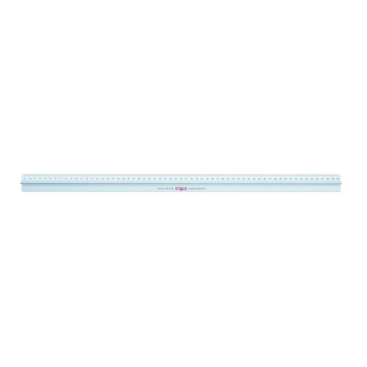 60 cm-es fém vonalzó fogóval