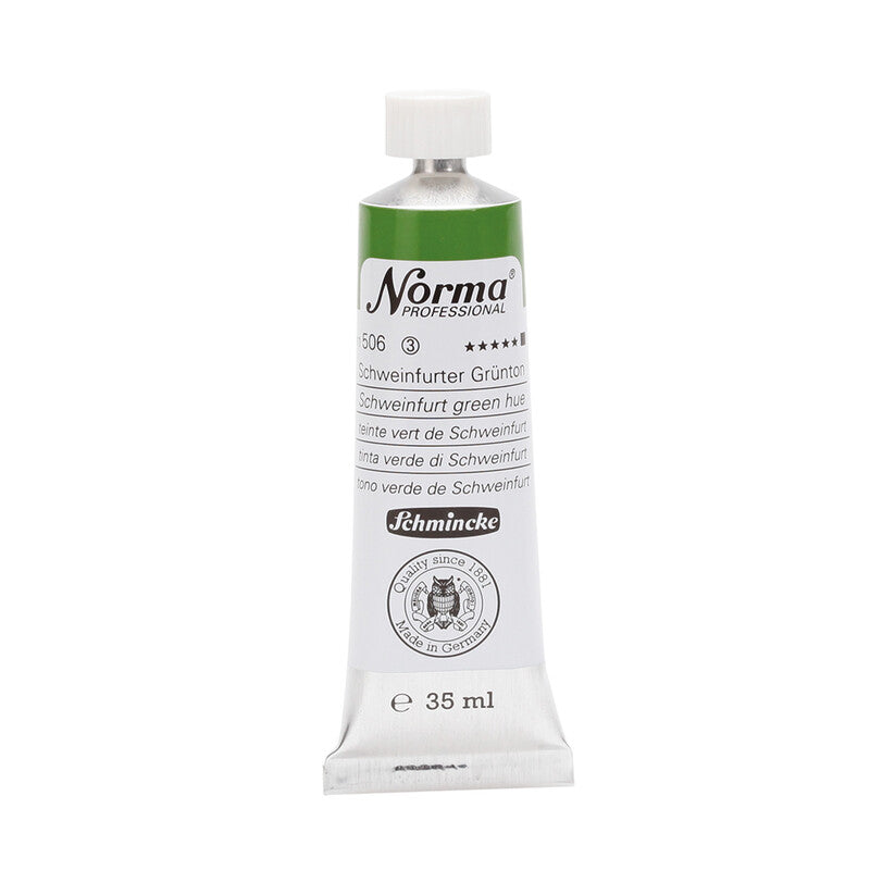 Schmincke Norma Professional olajfesték 35 ml – 506 Schweinfurti zöld árnyalat