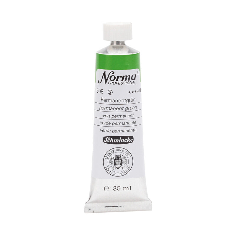 Schmincke Norma Professional olajfesték 35 ml – 508 Permanens zöld