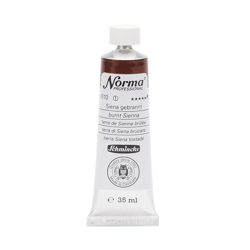 Schmincke Norma Professional olajfesték 35 ml – 610 Égetett sziéna