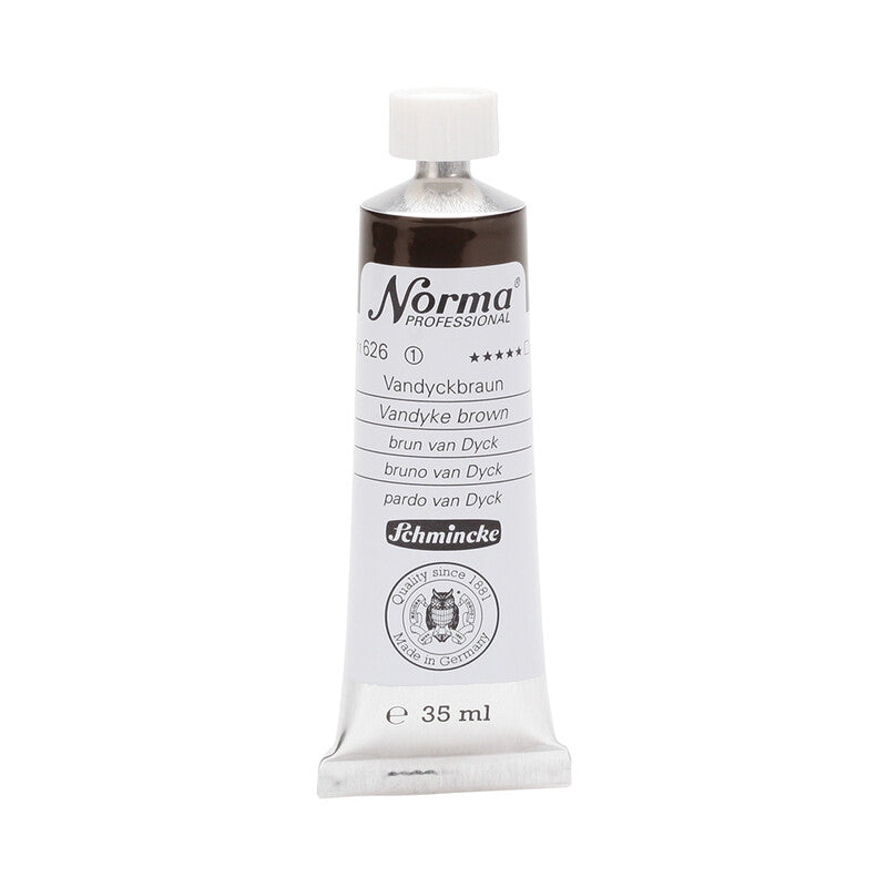 Schmincke Norma Professional olajfesték 35 ml – 626 Van Dyck barna