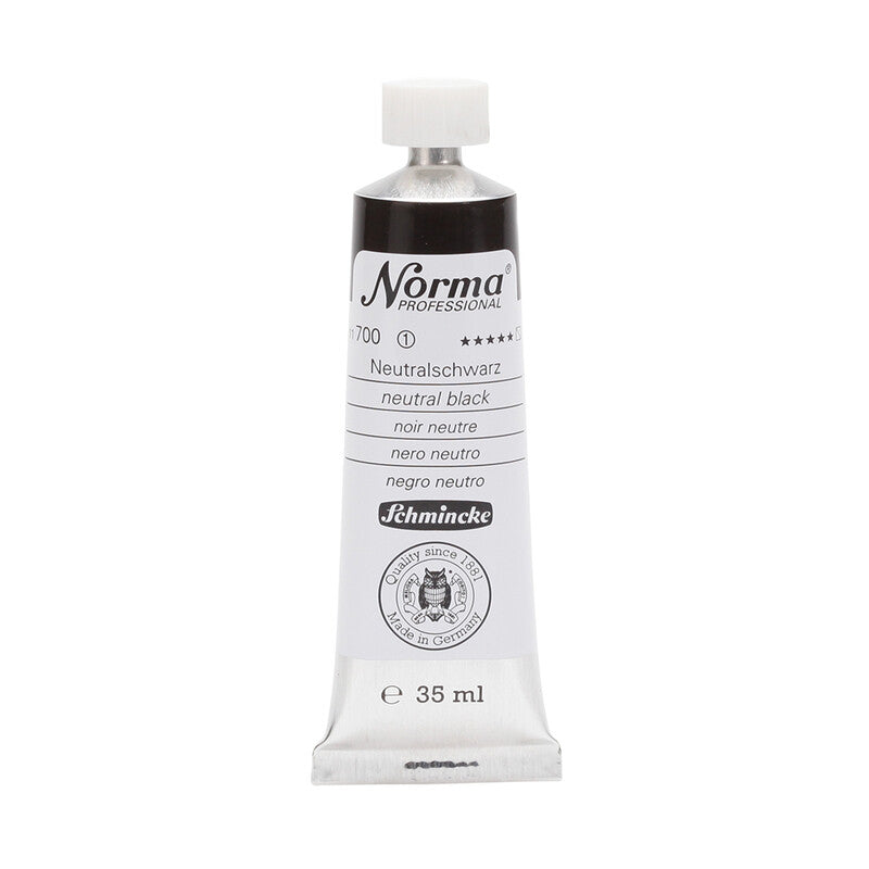 Schmincke Norma Professional olajfesték 35 ml – 700 Semleges fekete