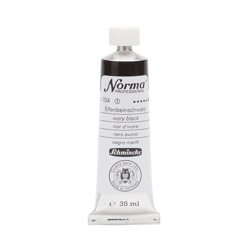 Schmincke Norma Professional olajfesték 35 ml – 704 Elefántcsontfekete