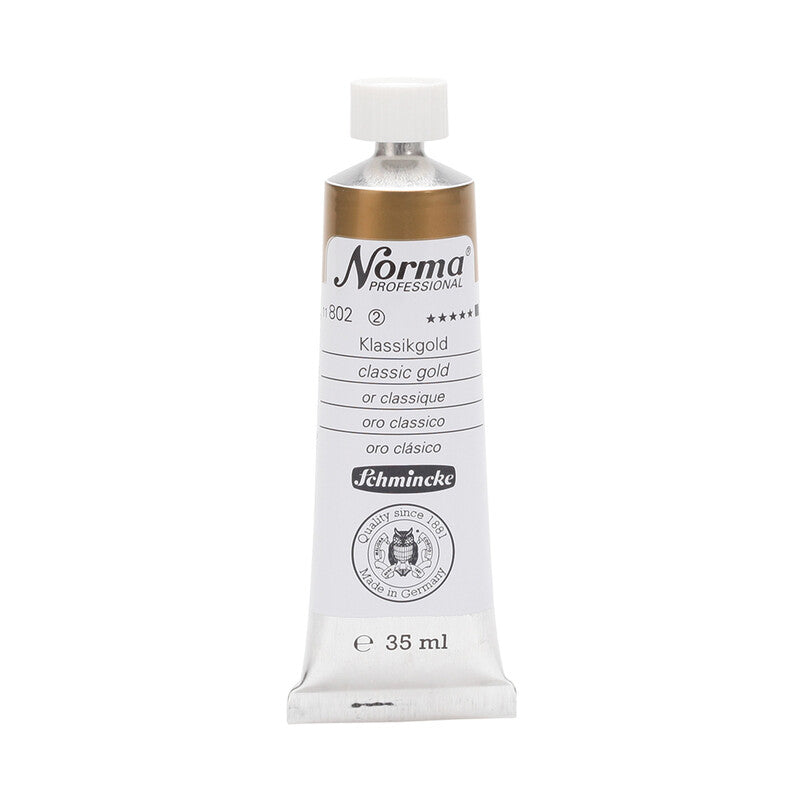 Schmincke Norma Professional olajfesték 35 ml – 802 Klasszikus arany