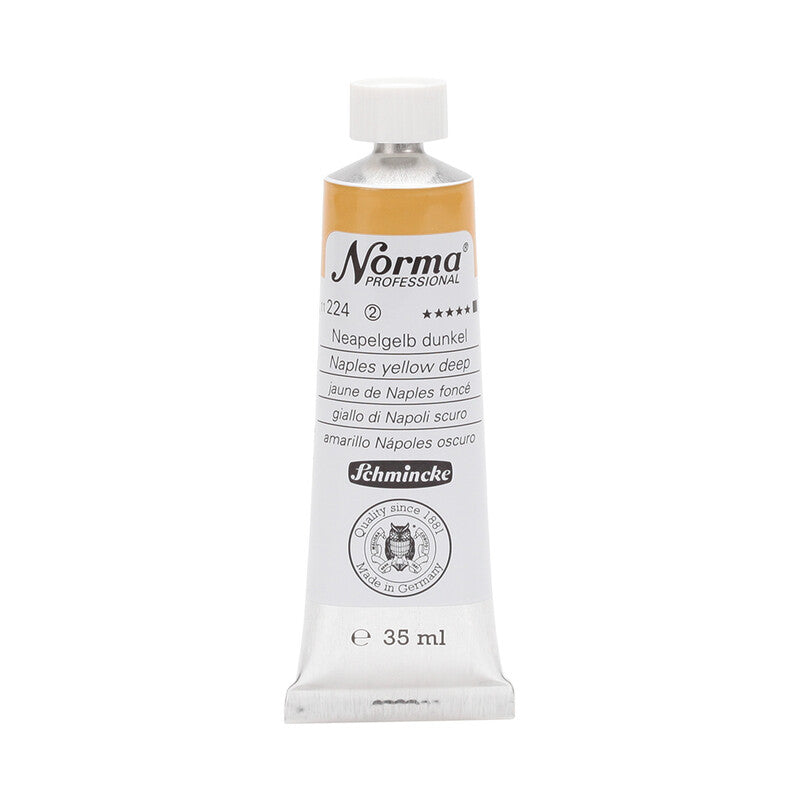 Schmincke Norma Professional olajfesték 35 ml – 224 Nápolyi sárga sötét