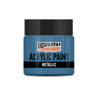 Metál akrilfesték - 50 ml – light blue