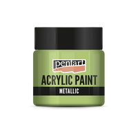 Metál akrilfesték - 50 ml – light green