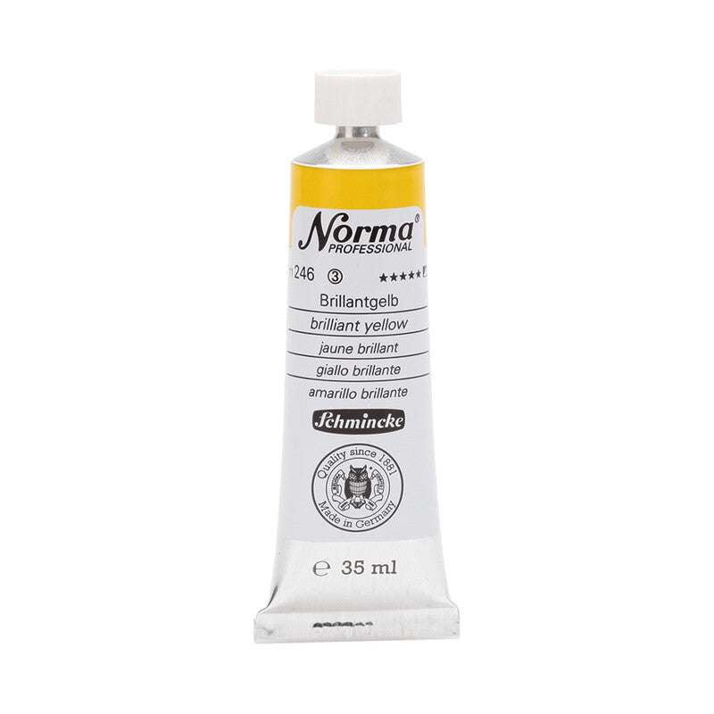 Schmincke Norma Professional olajfesték 35 ml – 246 Ragyogó sárga