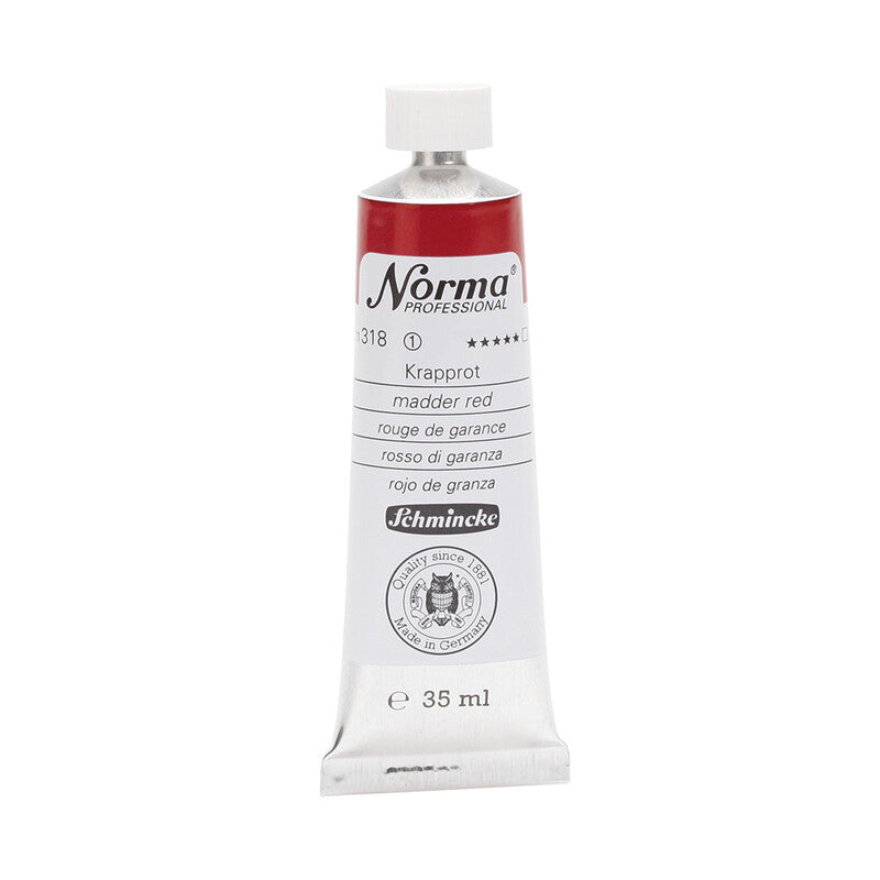 Schmincke Norma Professional olajfesték 35 ml – 318 Krappvörös