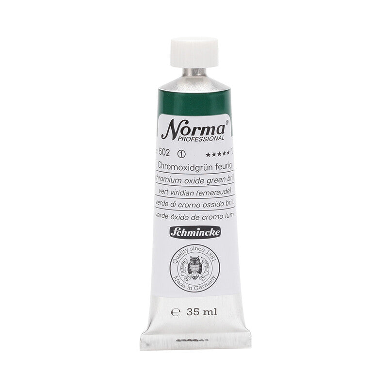 Schmincke Norma Professional olajfesték 35 ml – 502 Króm-oxid zöld ragyogó