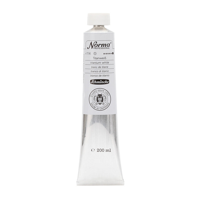Schmincke Norma Professional olajfesték 200 ml – 114 Titánfehér