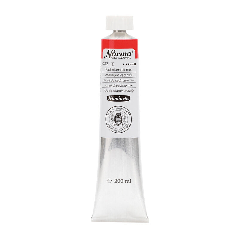 Schmincke Norma Professional olajfesték 200 ml – 312 Kadmiumvörös
