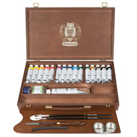 Schmincke NORMA Professional fadobozos készlet, 15 x 35 ml + 120 ml fehér