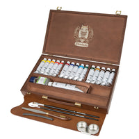 Schmincke NORMA Professional fadobozos készlet, 15 x 35 ml + 120 ml fehér