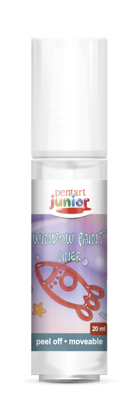 window paint 20 ml, – fehér