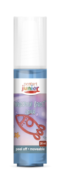 window paint 20 ml, – kék